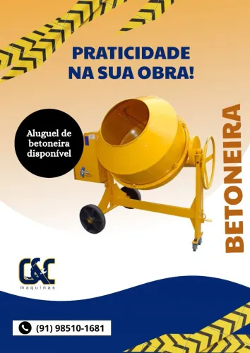 ALUGUEL DE FERRAMENTAS E BETONEIRA