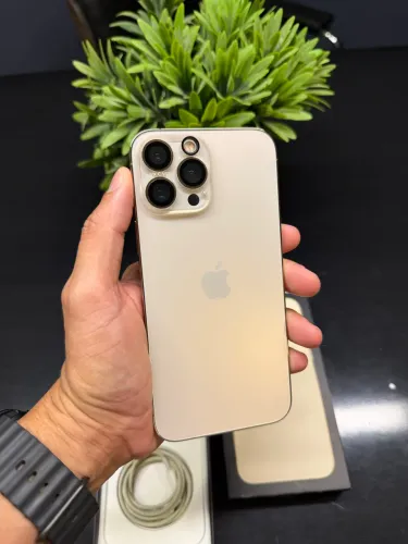 iPhone 13 Pro Max 256GB | Gold | Bateria 80% | Caixa e Cabo Original | Sem detalhes