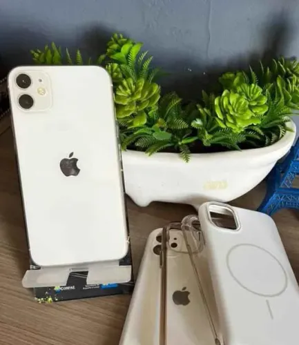 IPHONE 11 BRANCO 256GIGAS NOVO 