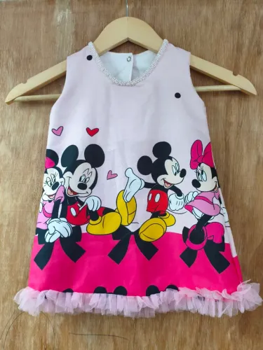 Vestido trapézio infantil