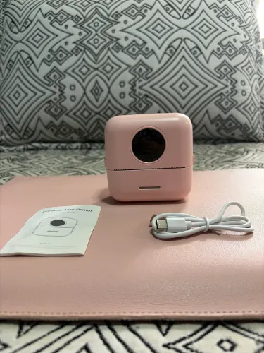 Mini Impressora Térmica Portátil Bluetooth (Modelo X5) - Rosa