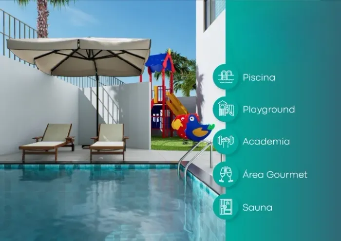 APTO 2 quartos, suíte e varanda Santa Mônica