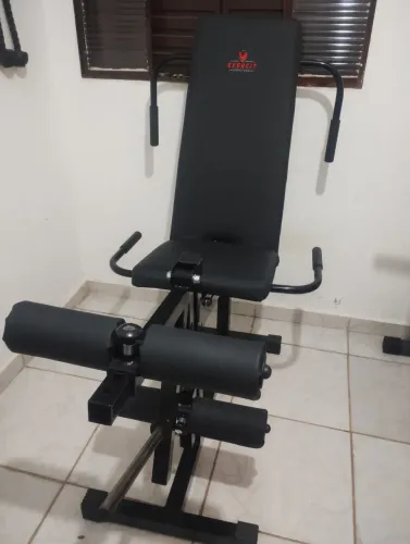 Cadeira extensora e mesa flexora anilhada 2x1