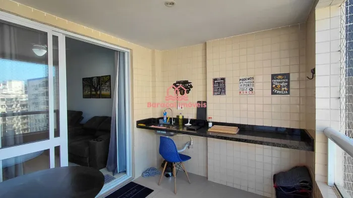 Apartamento para aluguel mobiliado, Aviação, 2 suítes,1 vaga, vista mar