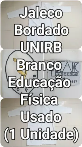 Jaleco Ed. Física Branco Usado 