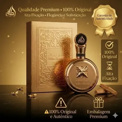 Achadinho da Shopee! Lattafa Fakhar Gold Extrait 100ml - Masculino Intenso e Luxuoso
