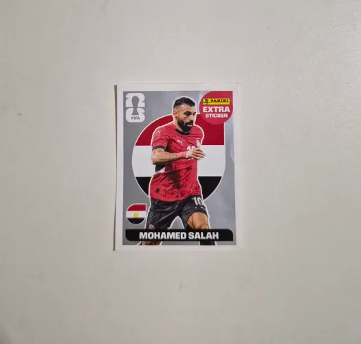 Figurinha Extra Sticker Prata Mohamed Salah