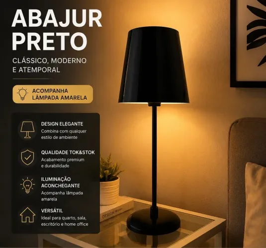 Abajur preto