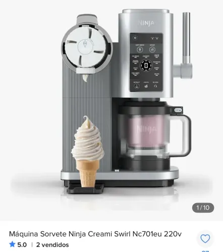Máquina de Sorvete Ninja 