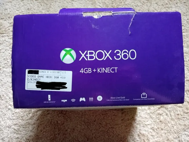 X-box 360 + 5 jogos do console
