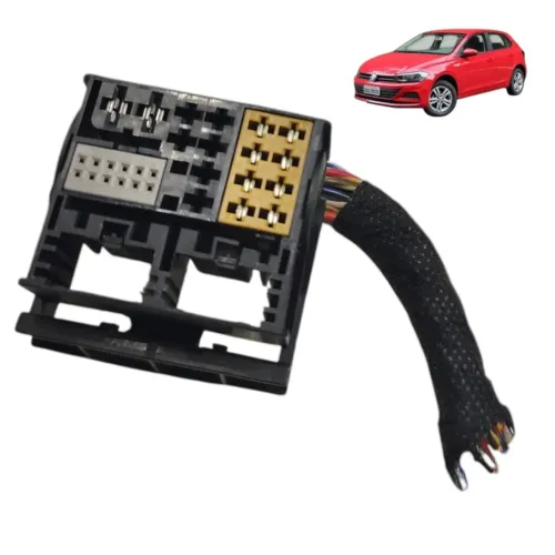 Plug Central Multimídia VW Polo virtus 2018 2019 5g0035280c