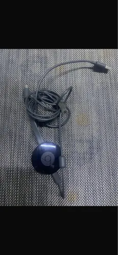 Chromecast Google com cabo USB e carregador