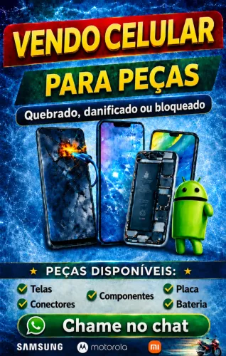 Celulares para retirada de peças