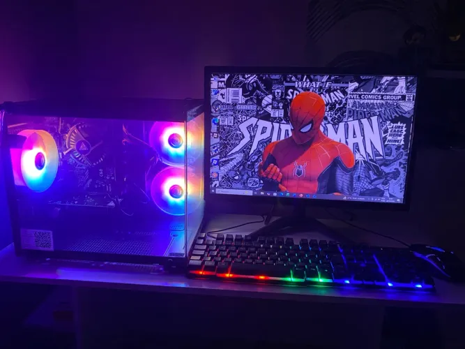 ? PC GAMER RGB COMPLETO ? MONITOR, TECLADO E MOUSE ?
