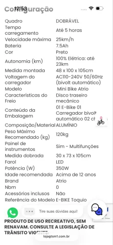 Bike elétrica 