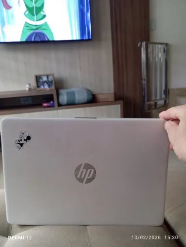 Notebook HP branco Lindo