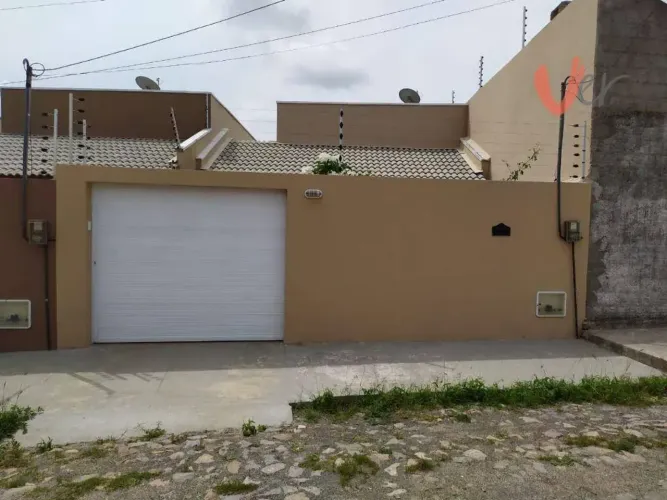 Casa com 2 dormitórios para alugar, 80 m² por R$ 1.286,85/mês - Divineia - Aquiraz/CE