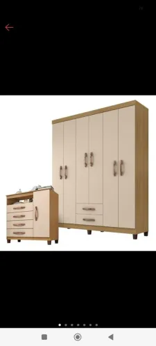 Guarda Roupa Casal + Cômoda Sapateira.
