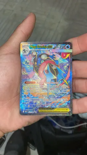 Mega Greninja ex cod 116/086 arte especial original nova
