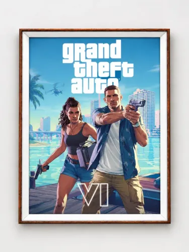 Quadro Decorativo GTA 6 Modelo 4