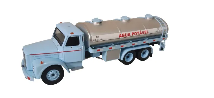 Miniatura Scania vabis LS85 série caminhões brasileiros altaya