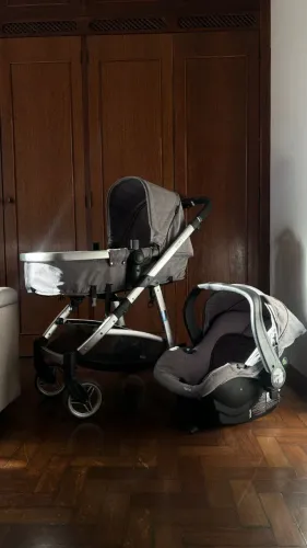 Carrinho de Bebê + Moisés + Bebê conforto Infanti