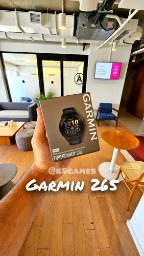 Garmin Furerunner 265 46m Preto - Lacrado - RETIRE AGORA ABC SP