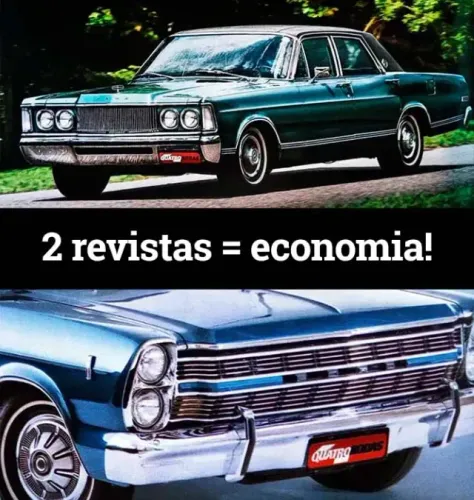 Ford Galaxie e LTD - Kit 2 Revistas Quatro Rodas