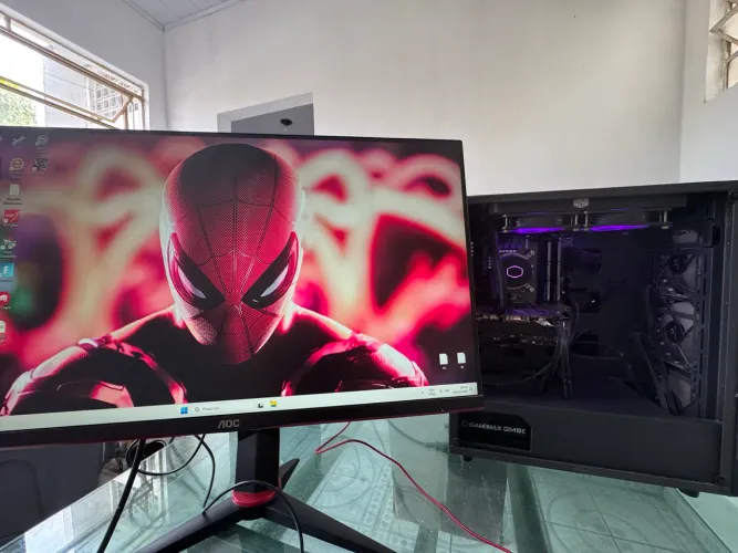 PC Gamer i5 12400F + RX 6600 XT 8GB + 16GB RAM + SSD NVMe + Monitor 27" 144Hz