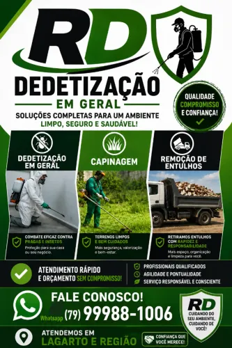 Dedetização em geral 