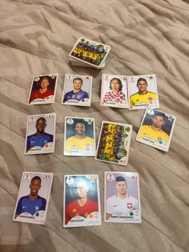 Lote figurinhas copa 2018
