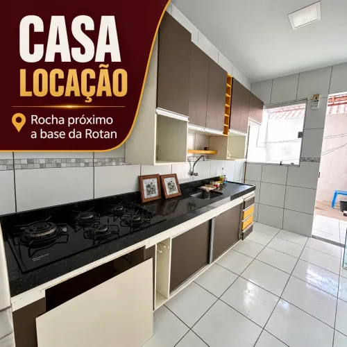 CASA ROCHA PROX BASE ROTAM 1.200 COM SUÍTE