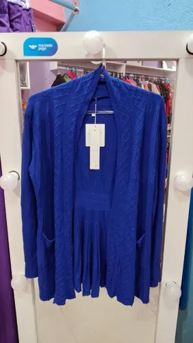 CARDIGÃ NO TRICÔ ?