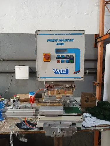 Máquina tampografica 2 cores + reveladora clichê