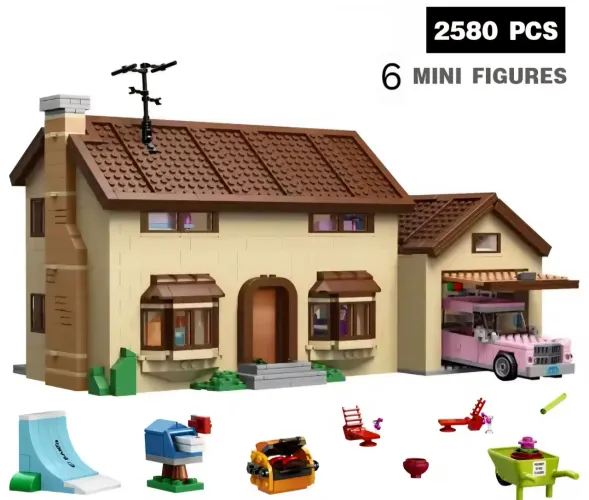 Casa dos simpsons Blocos de montar