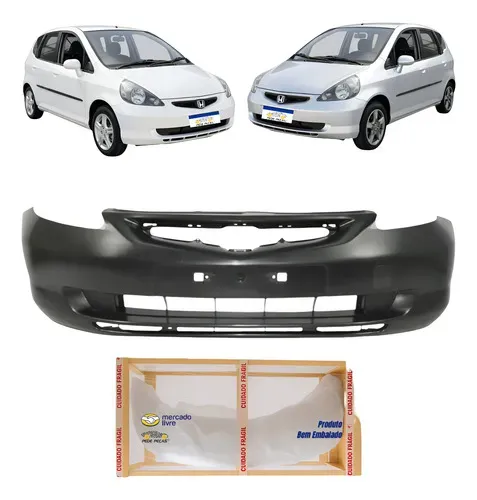 Parachoque Honda Fit 2006 2005 2004 2003 Preto