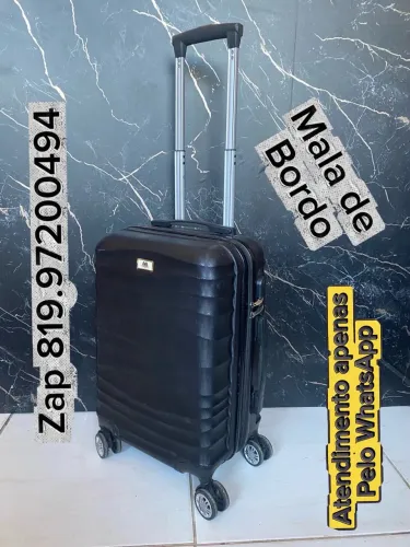 Mala de Bordo cor Preto com Avaria e Capa inclusa