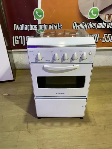 Fogão 4 bocas smaltec Veneza funcionando perfeitamente ((ENTREGO GRATIS))