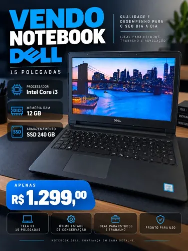 Notebook Dell 12 GB RAM