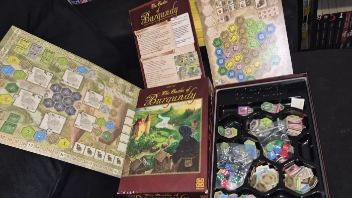 Jogo de Tabuleiro Raro The Castles of Burgundy