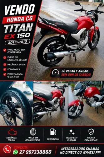 Vende-se moto em ótimo estado