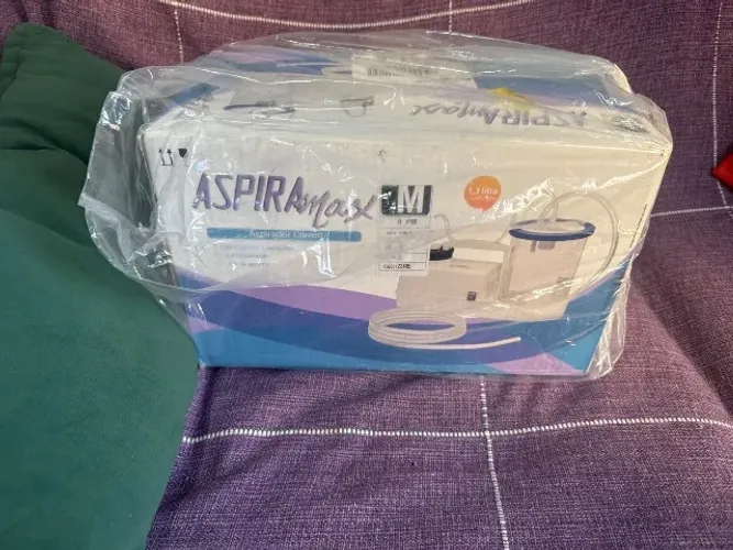 Aspirador de Secreção Aspiramax 1,3L - NOVO (Na Caixa)