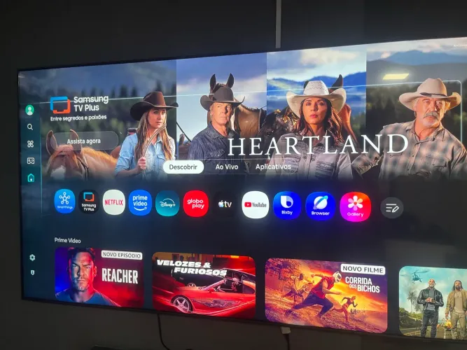 Tv led 85 polegadas Samsung 4k Bhuetooth Alexia