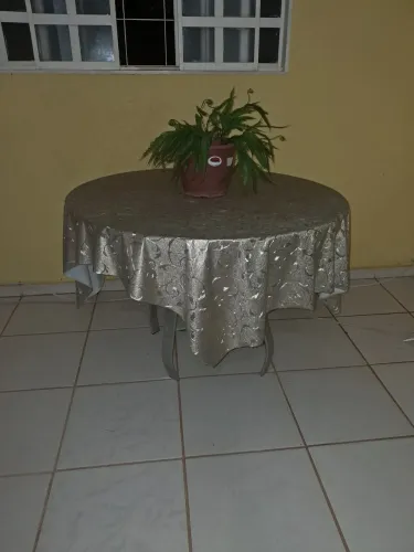 MESA DE Vidro Inox
