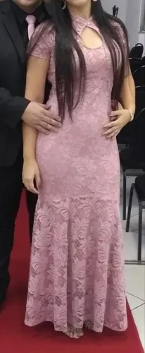Vestido Rose estilo sereia