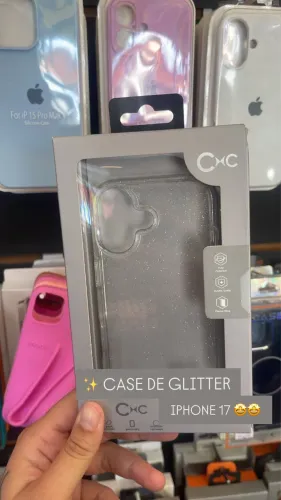 CASE DE GLITTER PARA IPHONE 17 NORMAL 
