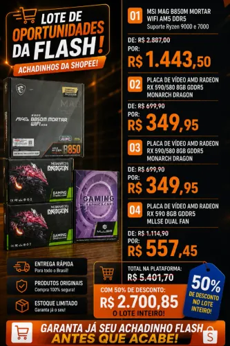 Achadinhos da Flash - Placa de Video!
