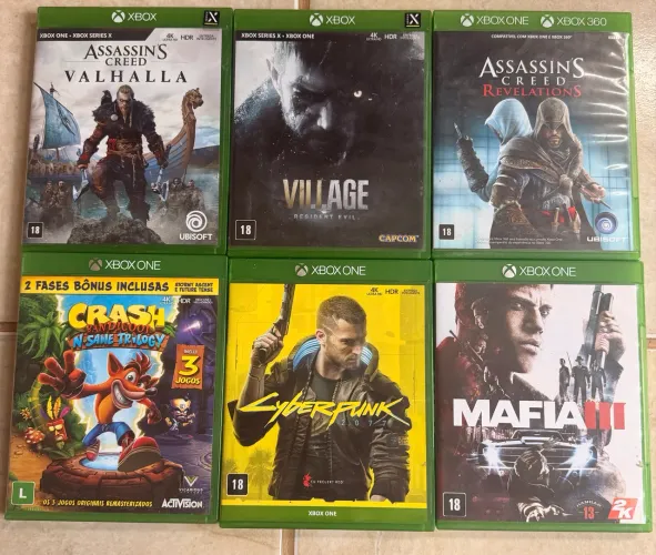 Jogos Xbox One, qualquer um por 100 reais