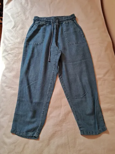 calça mom gestante ou não