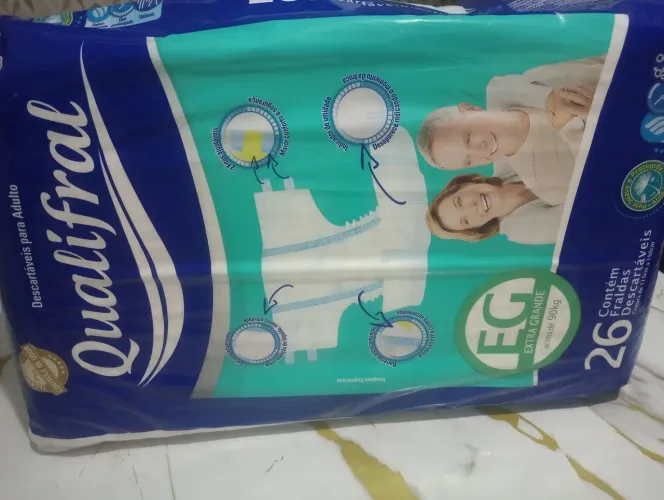 Fralda adulto Tam EG nova